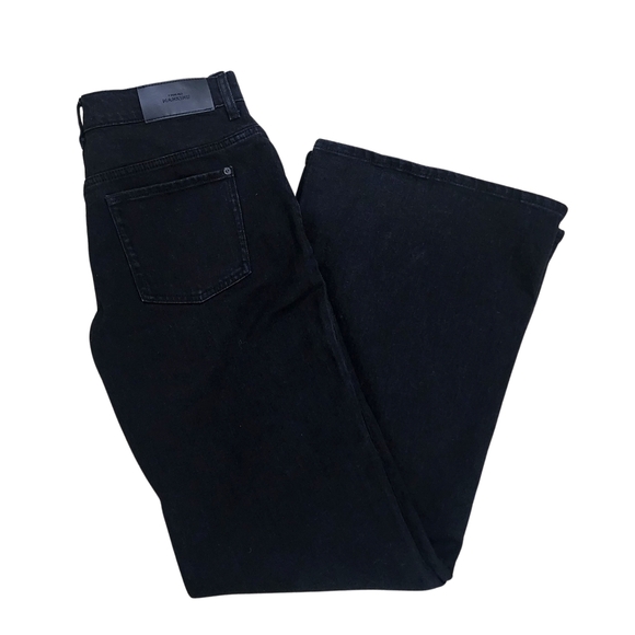7 For All Mankind Black Flare Jeans - Picture 6 of 14